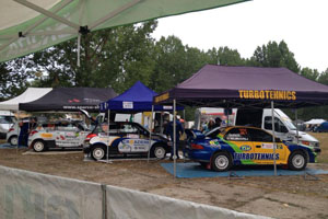 Parc Service TTH Motorsport la Raliul Aradului